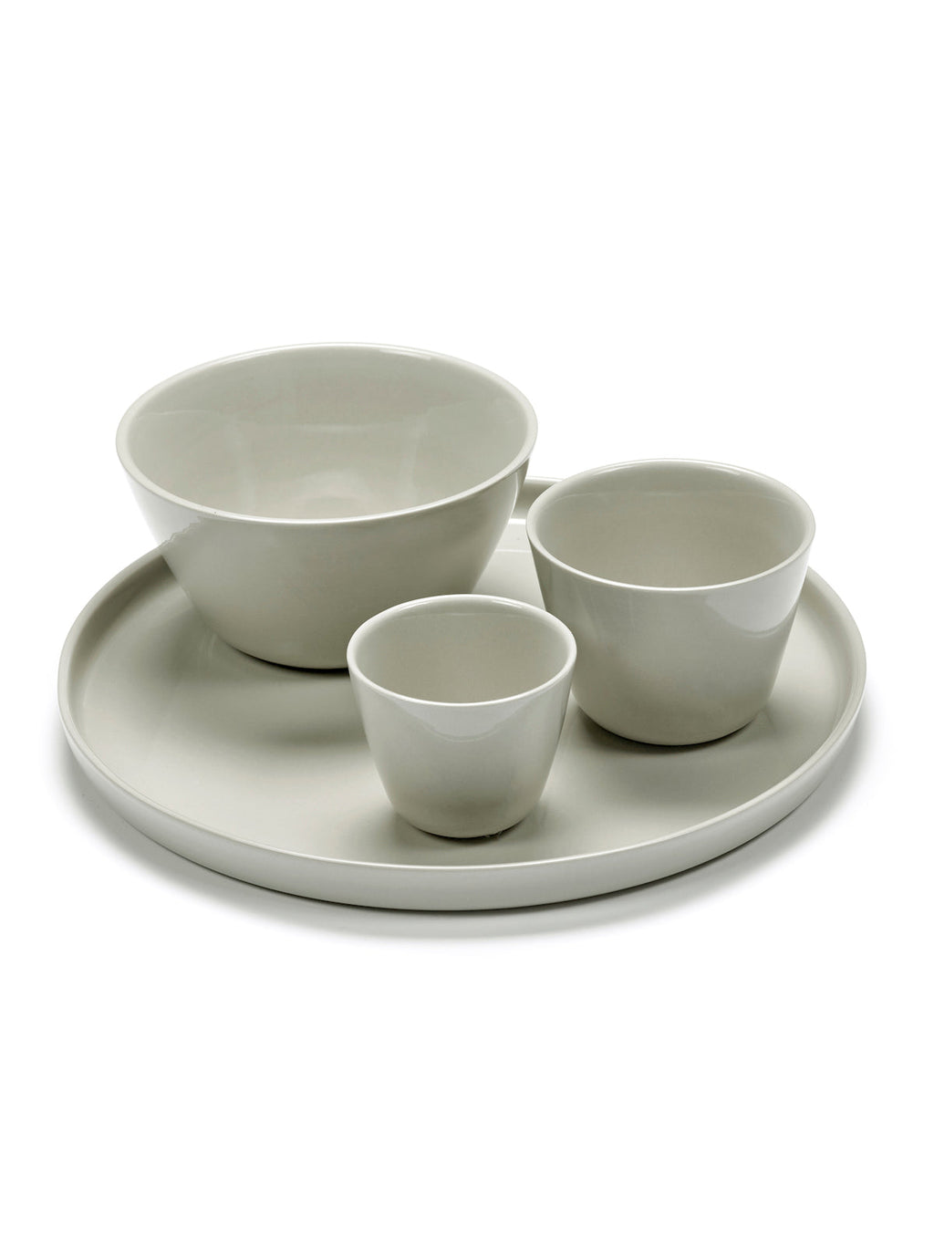 Juego de 4 tazas de espresso sin asa - Sand Cena - De Vincent Van Duysen