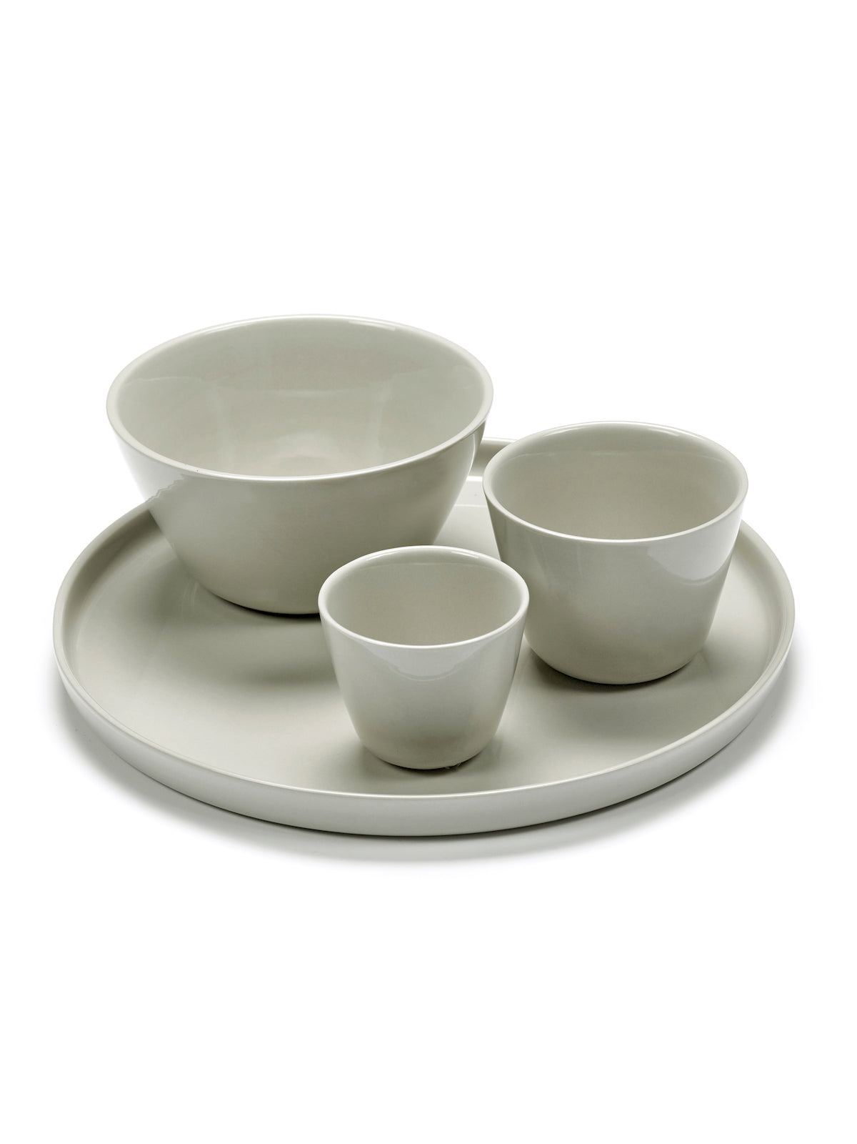 Juego de 4 tazas de espresso sin asa - Sand Cena - De Vincent Van Duysen