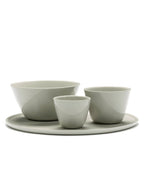 Juego de 4 tazas de espresso sin asa - Sand Cena - De Vincent Van Duysen