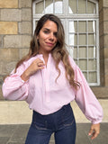 Clothilde light pink blouse