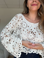 Blusa Andrea De Ganchillo