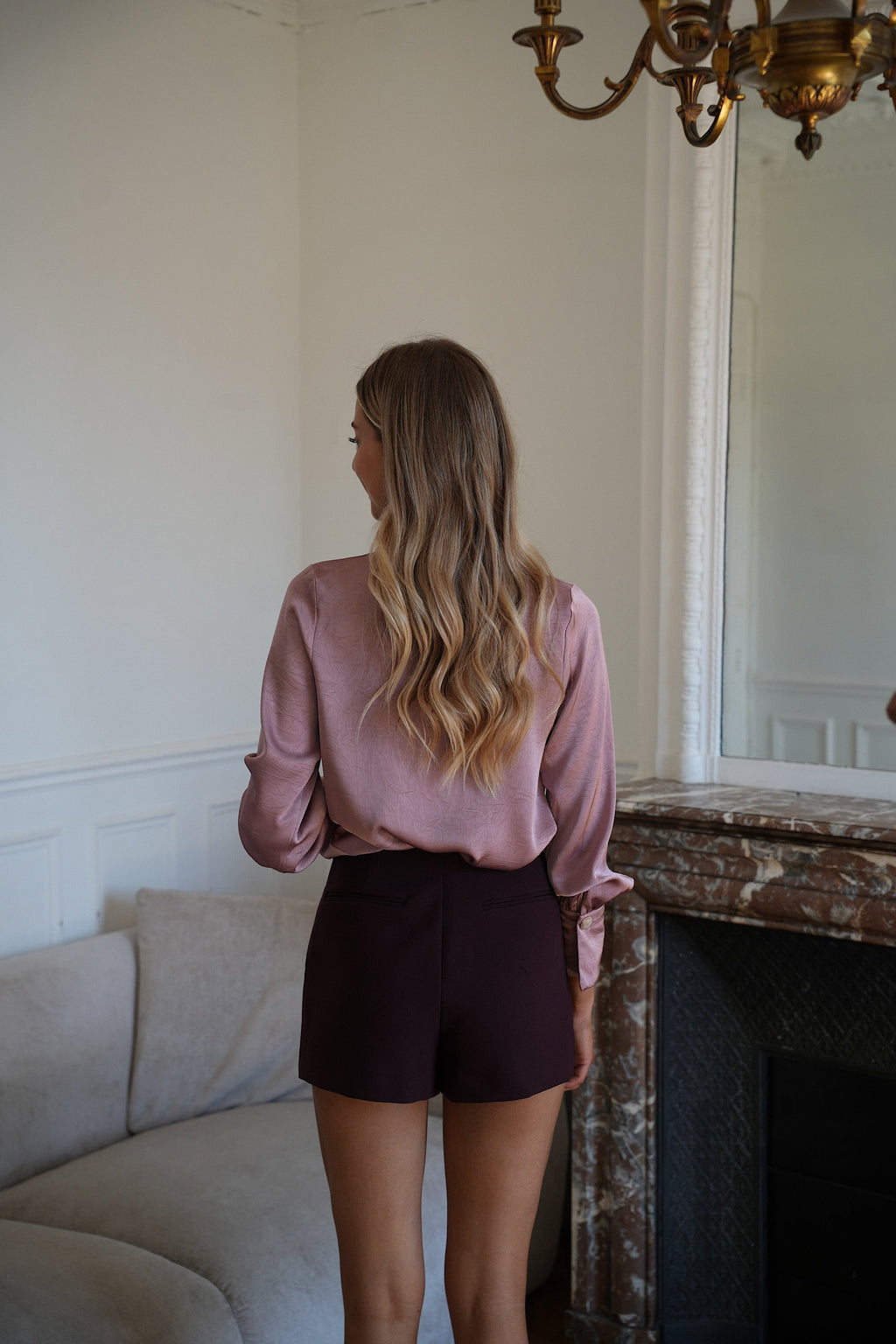 Blouse Fluide Sandra - Rose