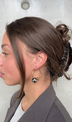 Asymmetric Pearl øreringe