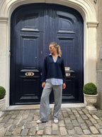 Pantalones rectos Adrien - Gris