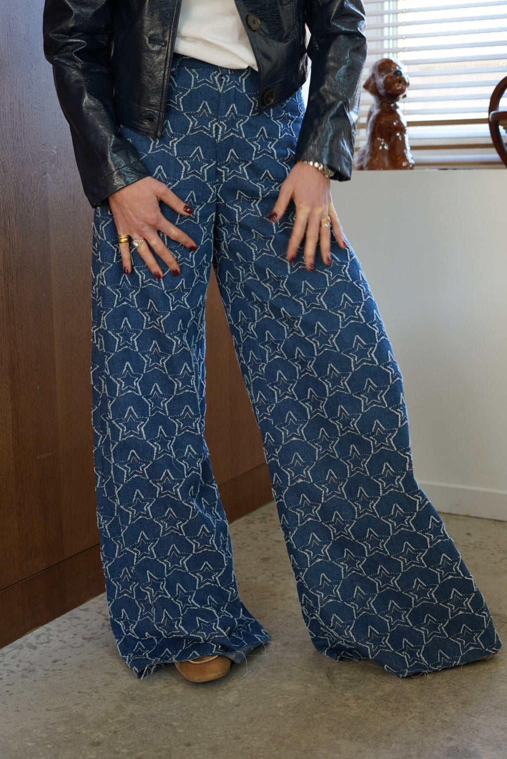 Isaac Extra-Wide Star Jeans