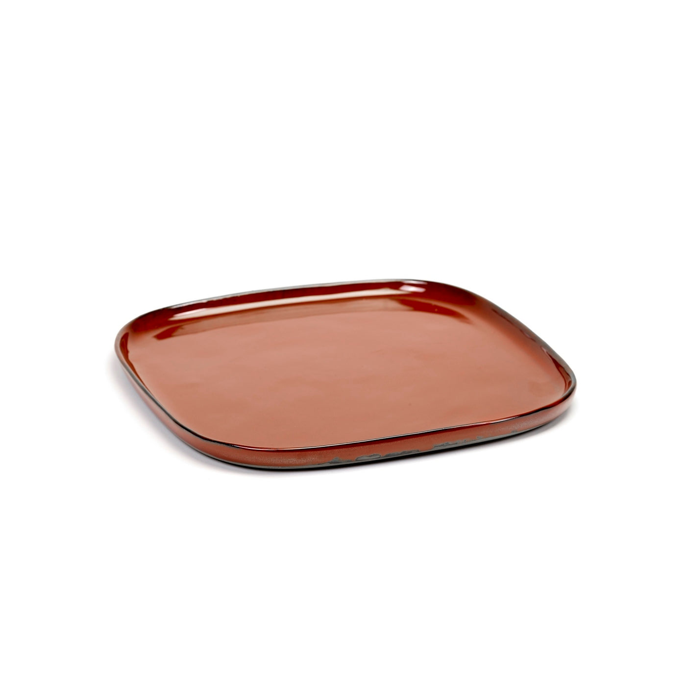 Terres De Rêves - 8 Assiettes Carrées L - Rust - Anita Le Grelle