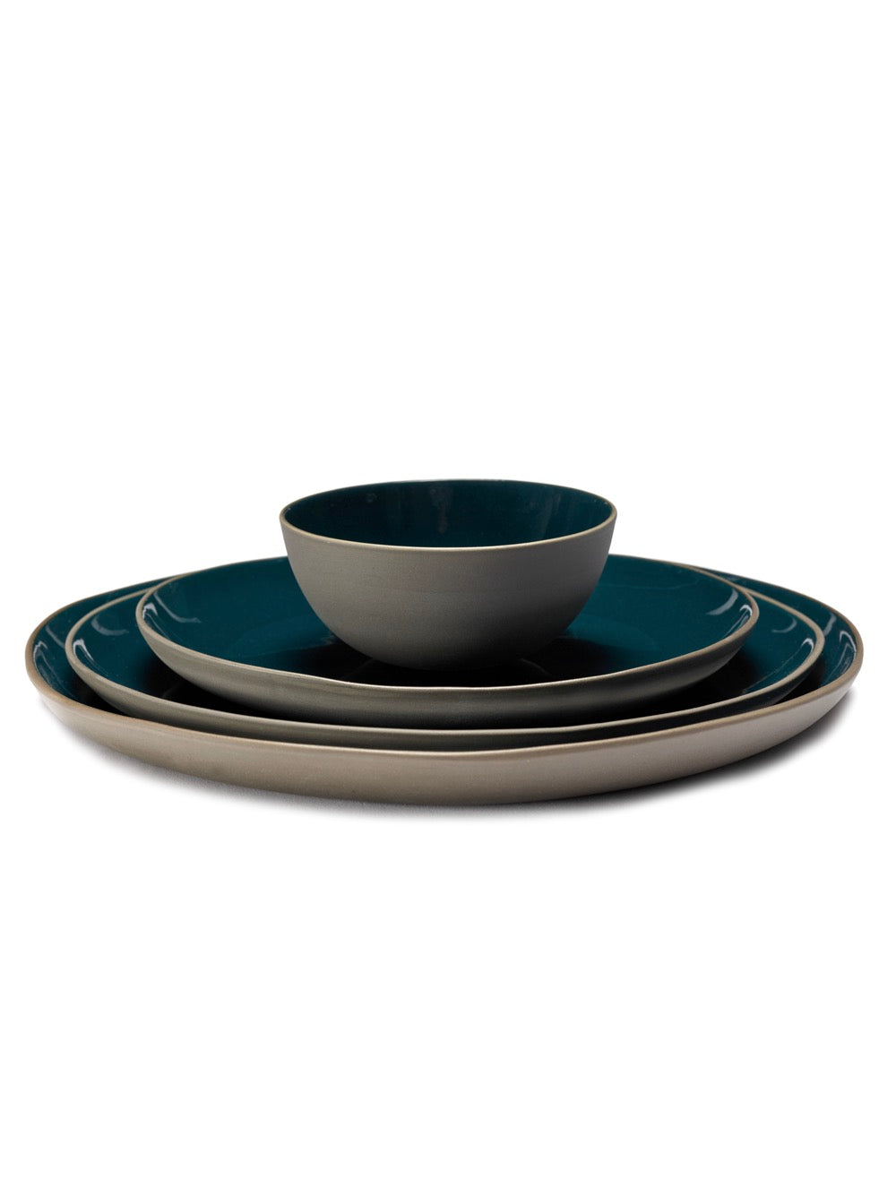 Set Of 8 Plates - S - Rur:Al - Blue