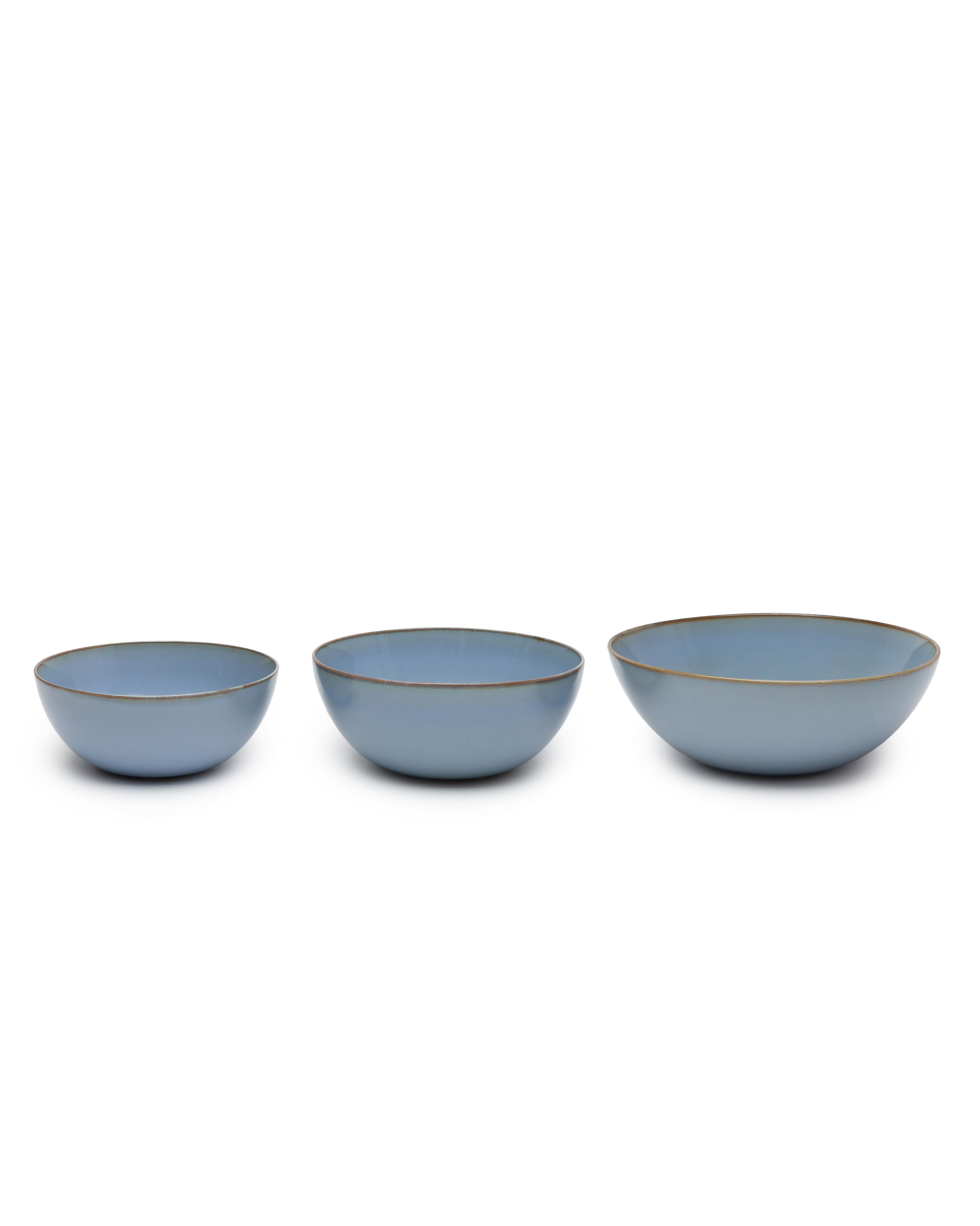 Apero Set 3 Pièces - Smokey - Bleu - By Anita Le Grelle