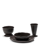 La Mère - Lot De 2 Assiettes - L - Grès - Ébène