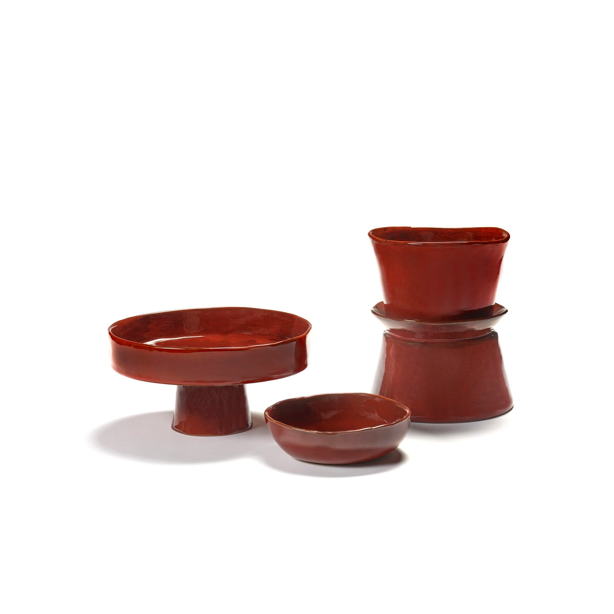 The Mother - Vase/Serving Bowl - Venetian Red - Marie Michielssen