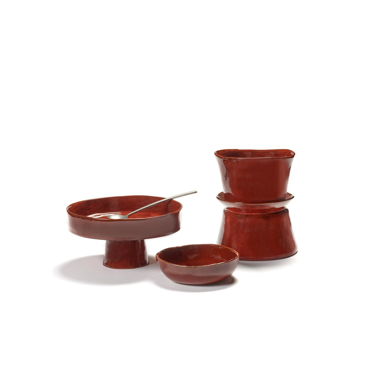 The Mother - Vase/Serving Bowl - Venetian Red - Marie Michielssen