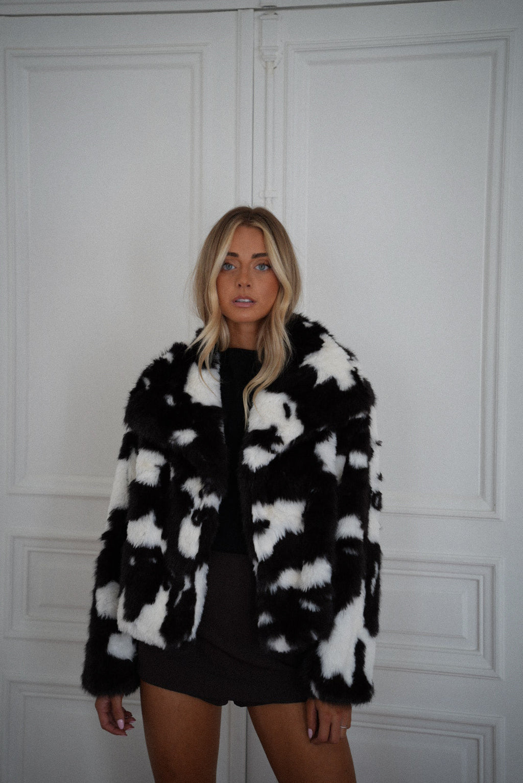 Manteau Fourrure Jaelle - Chocolat