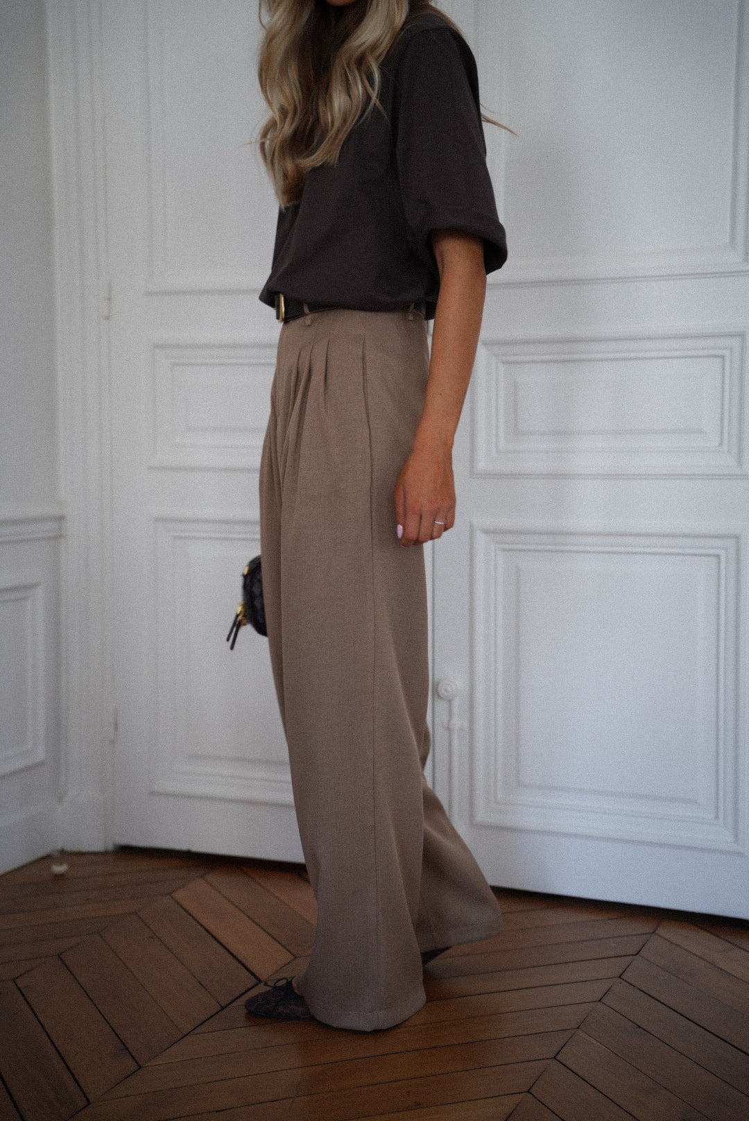 Pantalon Droit Achille - Taupe