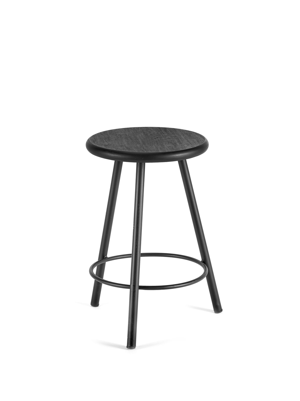 Furniture - Tabouret - S - Métal Et Bois - Noir