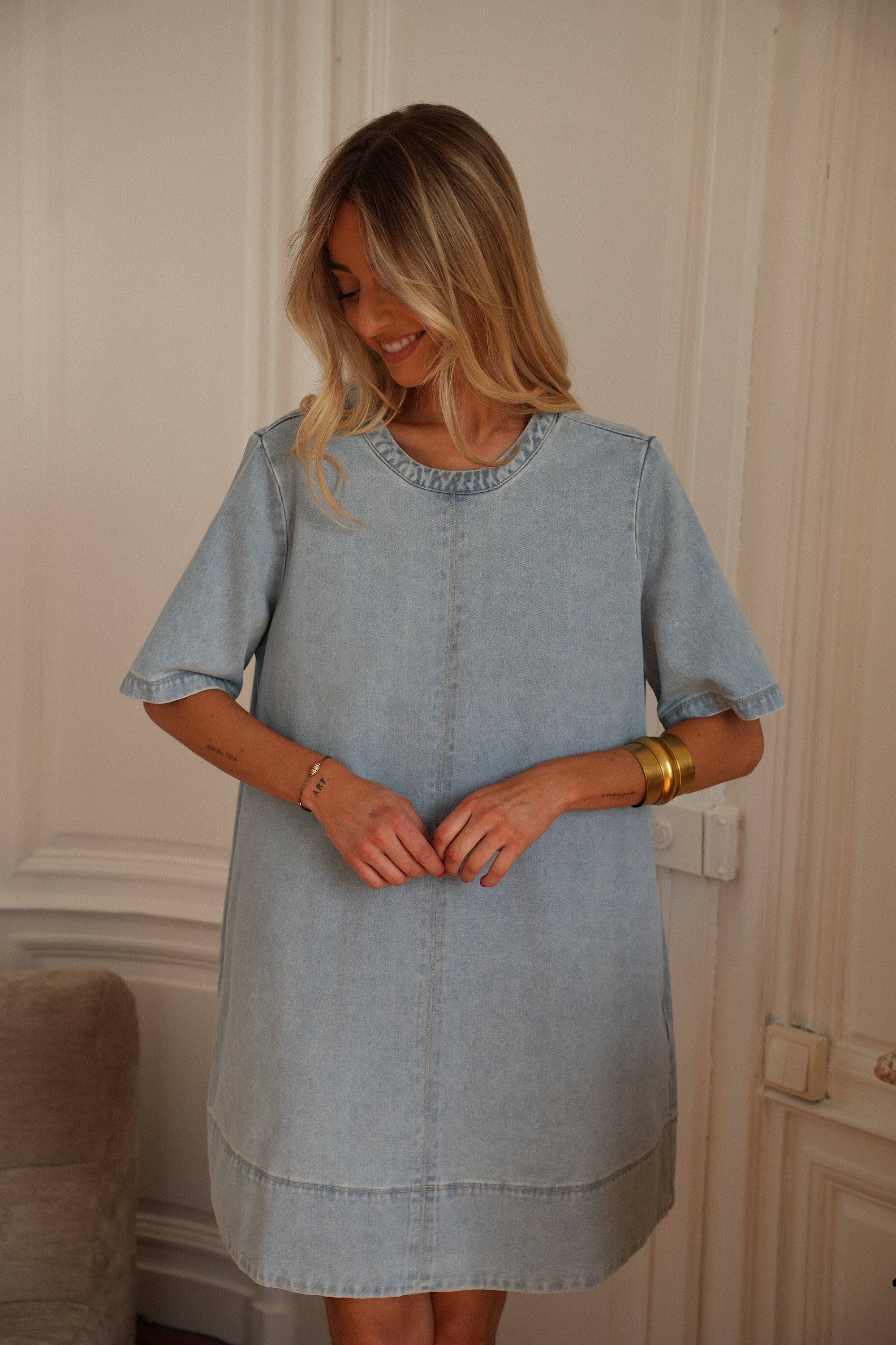 Robe En Jean Zaho - Bleue