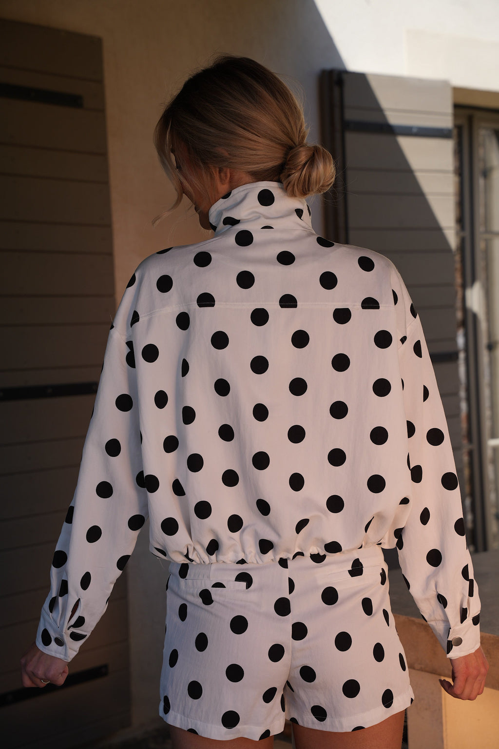Veste À Pois Luna - Blanche