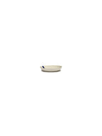 Lot De 4 Plats S - Blanc Artichaut - Bleu Feast - By Ottolenghi