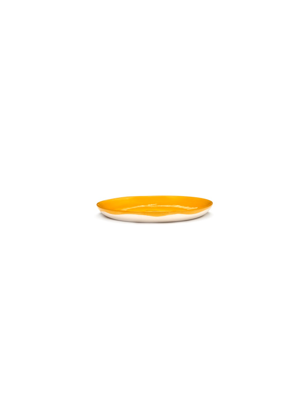 Juego De 2 Platos S - Rayas Amarillas - White Feast - De Ottolenghi
