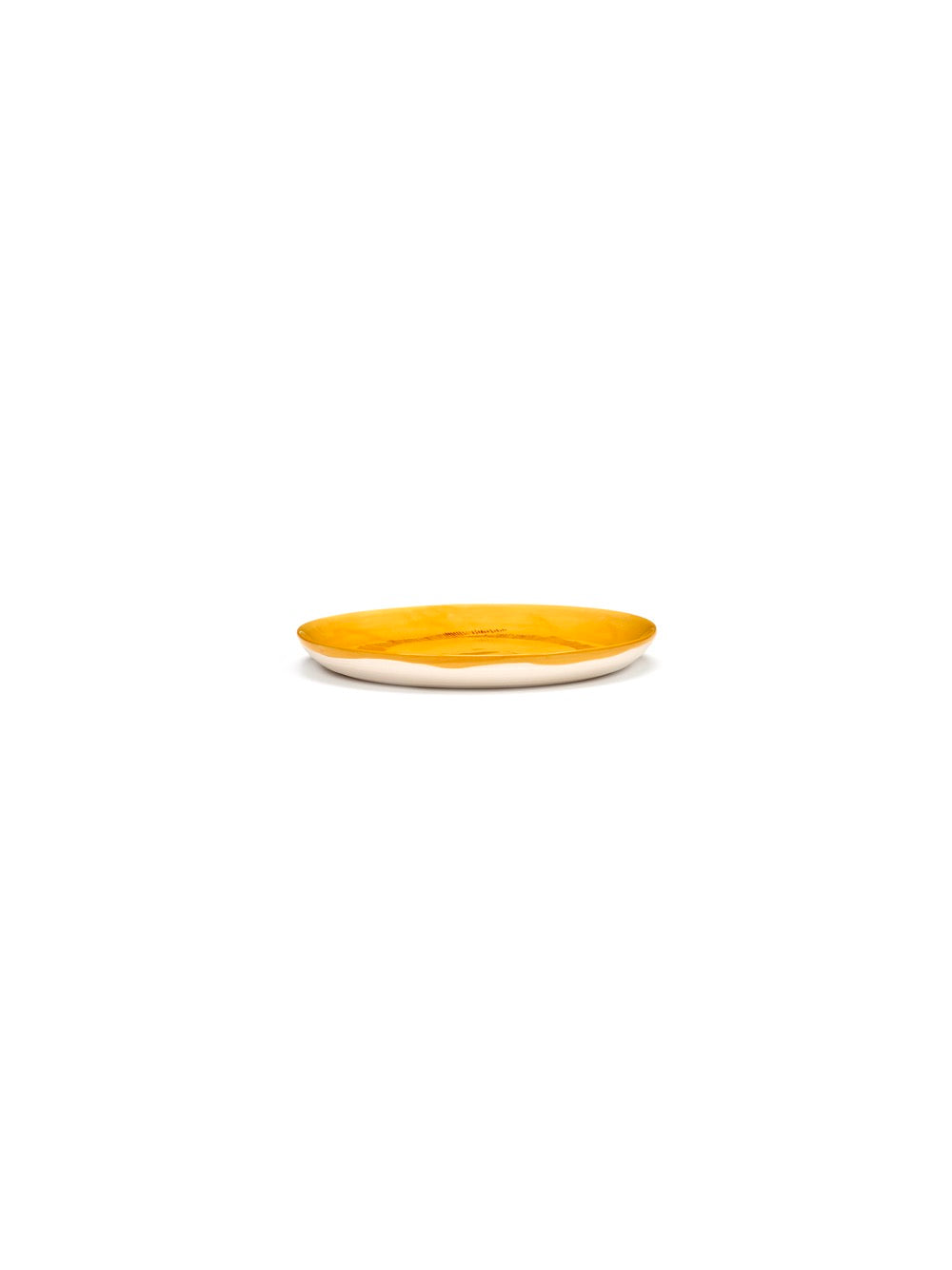 Lot De 2 Assiettes S - Jaune Stripes - Rouge Feast - By Ottolenghi