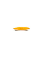Lot De 2 Assiettes S - Jaune Stripes - Rouge Feast - By Ottolenghi