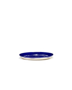 Lot De 2 Assiettes S - Bleu Foncé Dots - Blanc Feast - By Ottolenghi