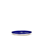 Feast - Set Of 2 Plates - S - Stoneware - Dark Blue White Dots
