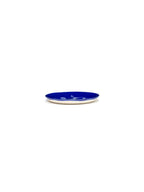 Feast - Set Of 2 Plates - S - Stoneware - Dark Blue White