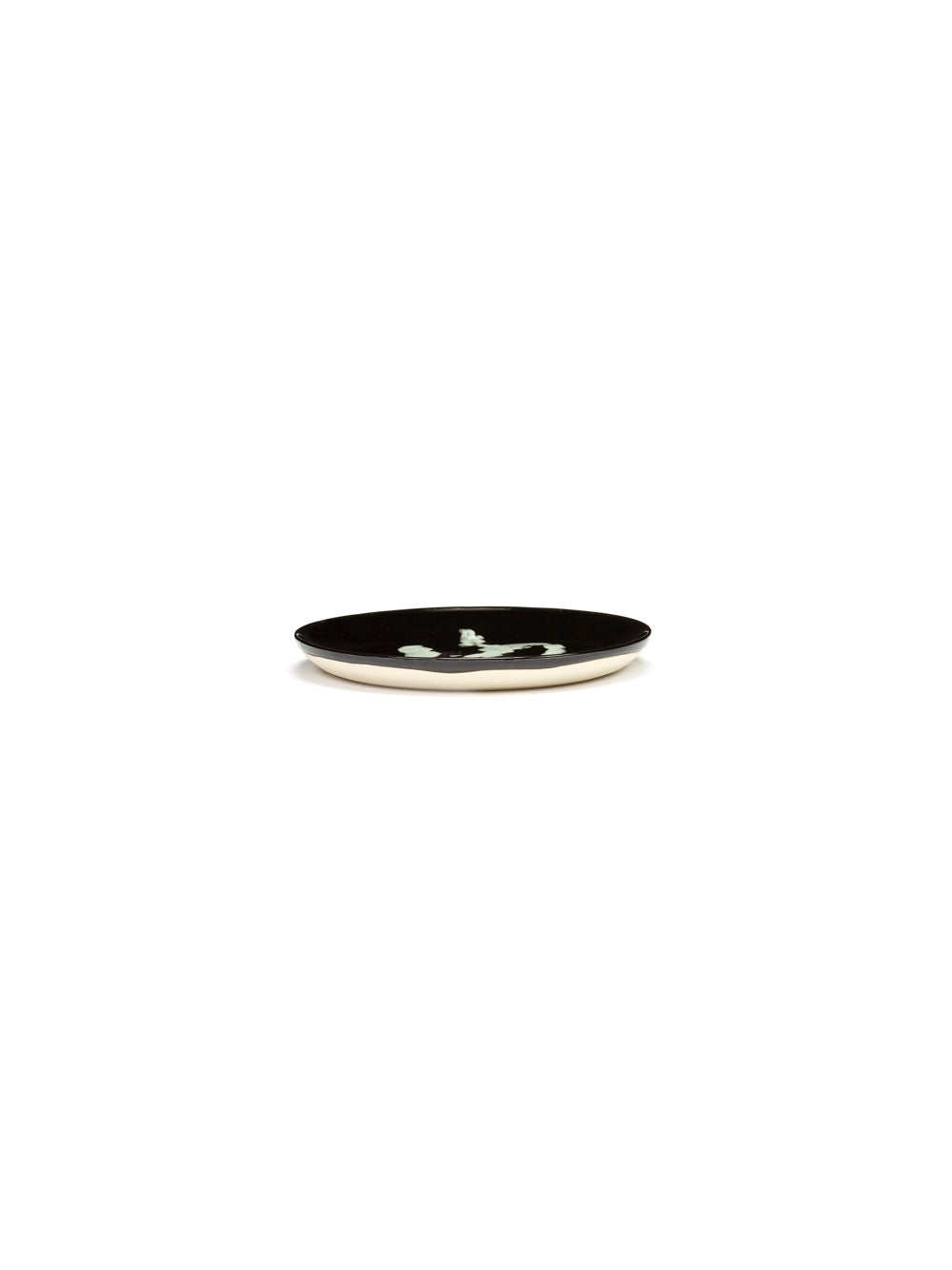 Lot De 2 Assiettes S - Noir Poivron - Blanc Feast - By Ottolenghi