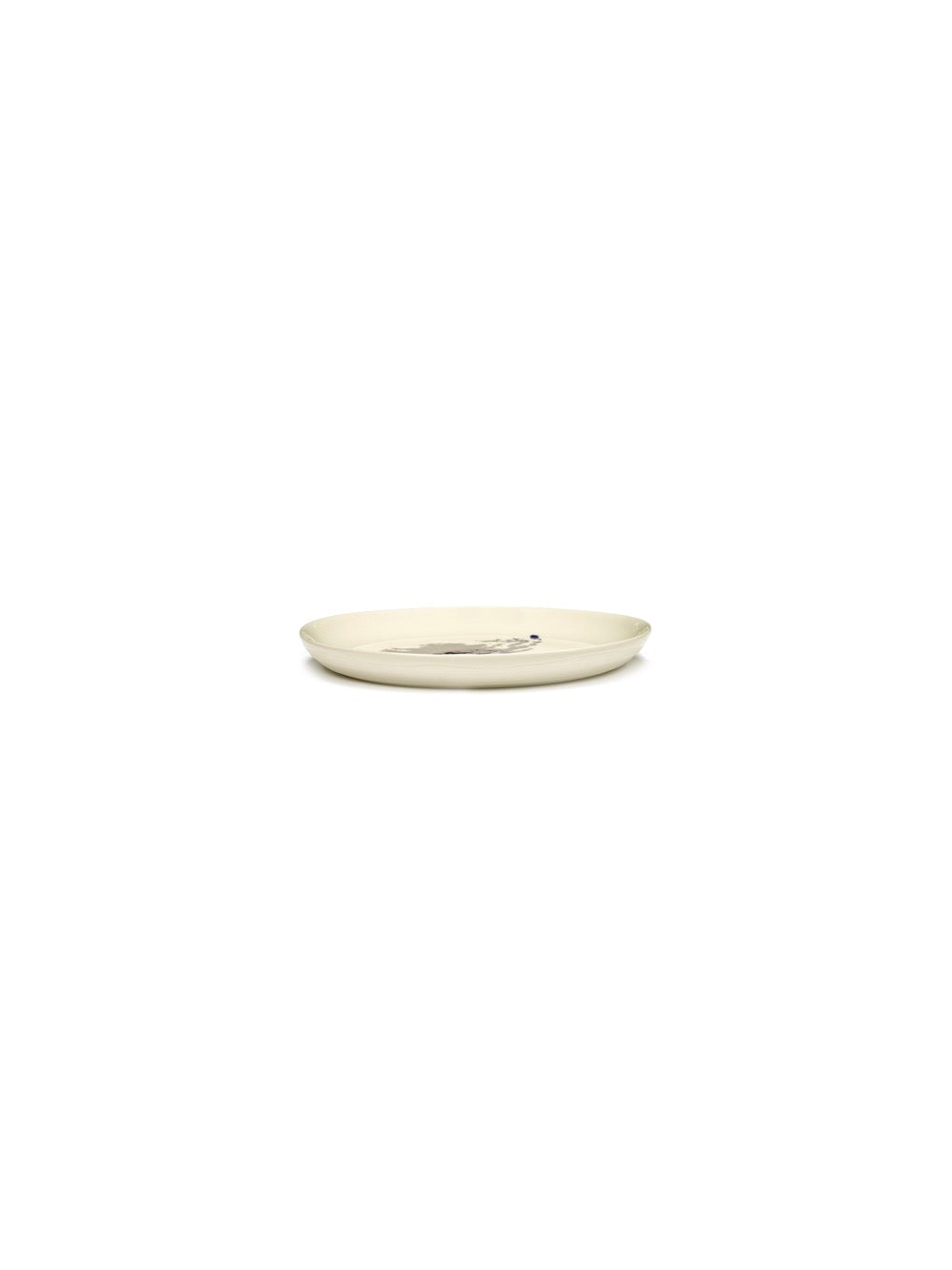 Feast - Set Of 2 Plates - S - Stoneware - White Blue Artichoke