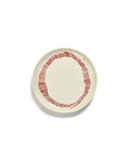 Juego De 2 Platos M - Rayas Blancas - Red Feast - By Ottolenghi