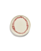 Juego De 2 Platos M - Rayas Blancas - Red Feast - By Ottolenghi