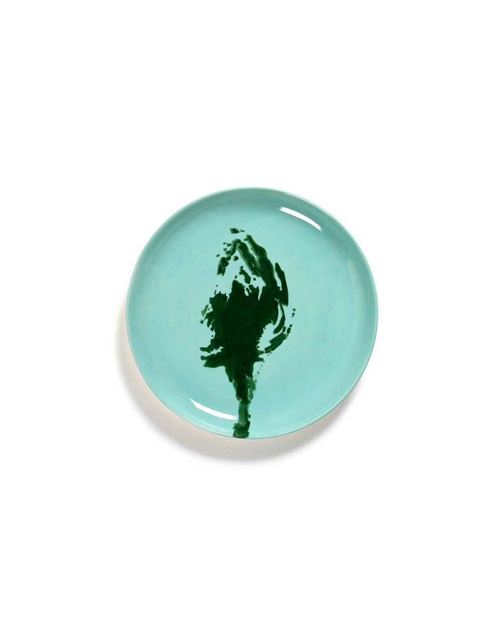 Lot De 2 Assiettes M - Azur Artichaut - Vert Feast - By Ottolenghi