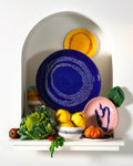 Lot De 2 Assiettes L - Bleu Foncé Dots - Blanc Feast - By Ottolenghi