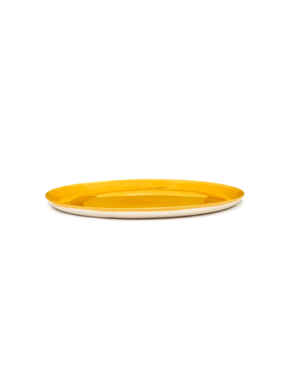Assiette De Service - Jaune - Rouge Feast - By Ottolenghi