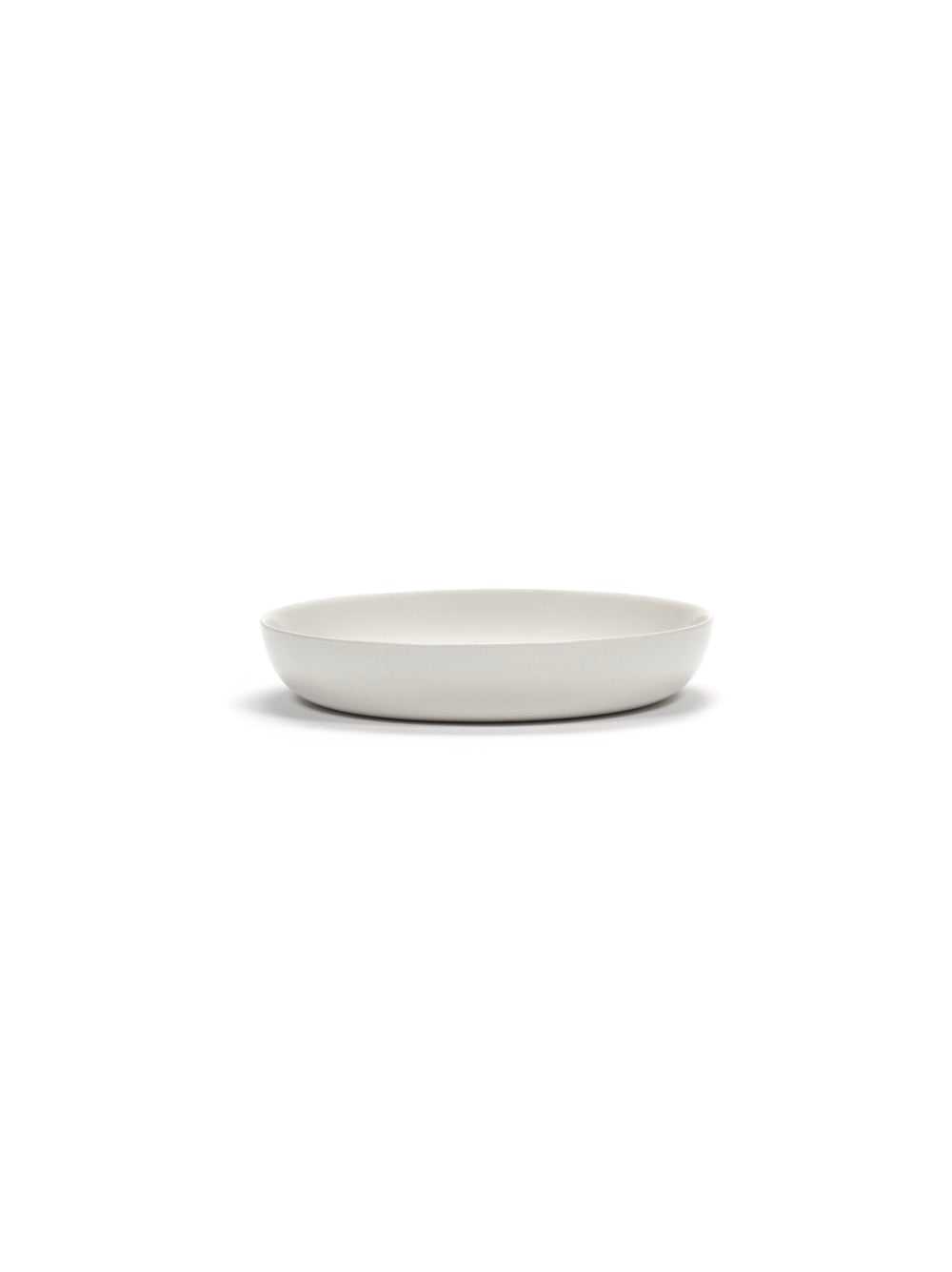 Feast - Set Of 2 Deep Plates - Stoneware - White Red