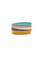 Lot De 2 Assiettes Haute - Rose Poivron - Bleu Feast - By Ottolenghi