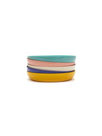 Lot De 2 Assiettes Haute - Rose Poivron - Bleu Feast - By Ottolenghi