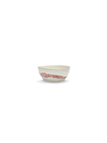 Lot De 4 Bols S - Blanc Stripes - Rouge Feast - By Ottolenghi