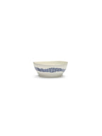 Juego De 4 Cuencos L - Rayas Blancas - Blue Feast - By Ottolenghi