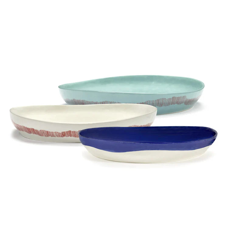 Plat De Service M Rust/Dark - Bleu - By Anita Le Grelle