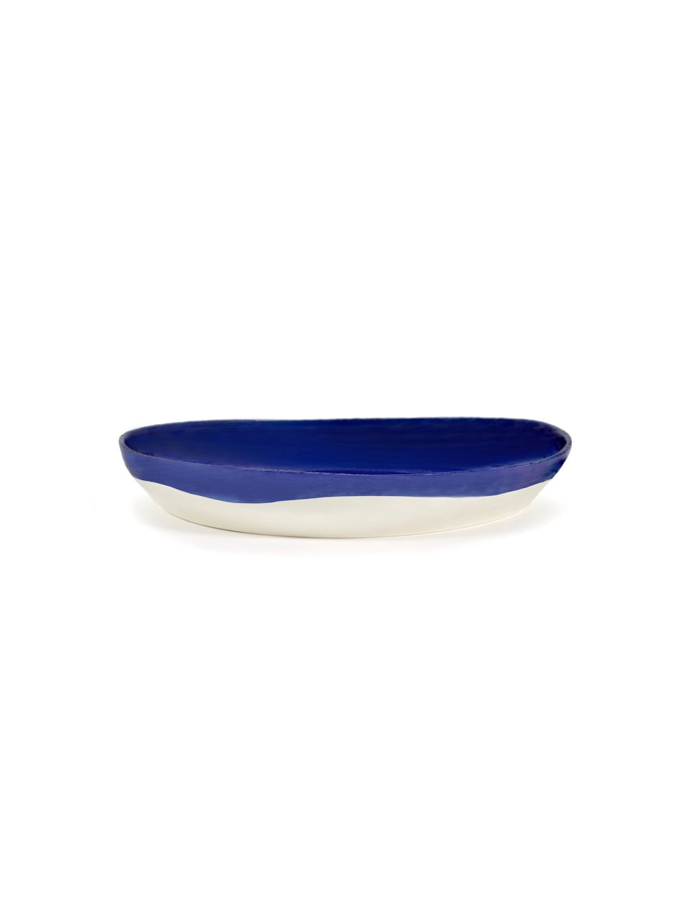 Serving Bowl M - Dark Blue - Feast White - By Ottolenghi