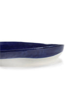 Serving Bowl M - Dark Blue - Feast White - By Ottolenghi
