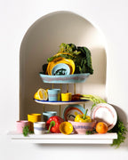 Ensaladera - White Stripes - Red Feast - By Ottolenghi