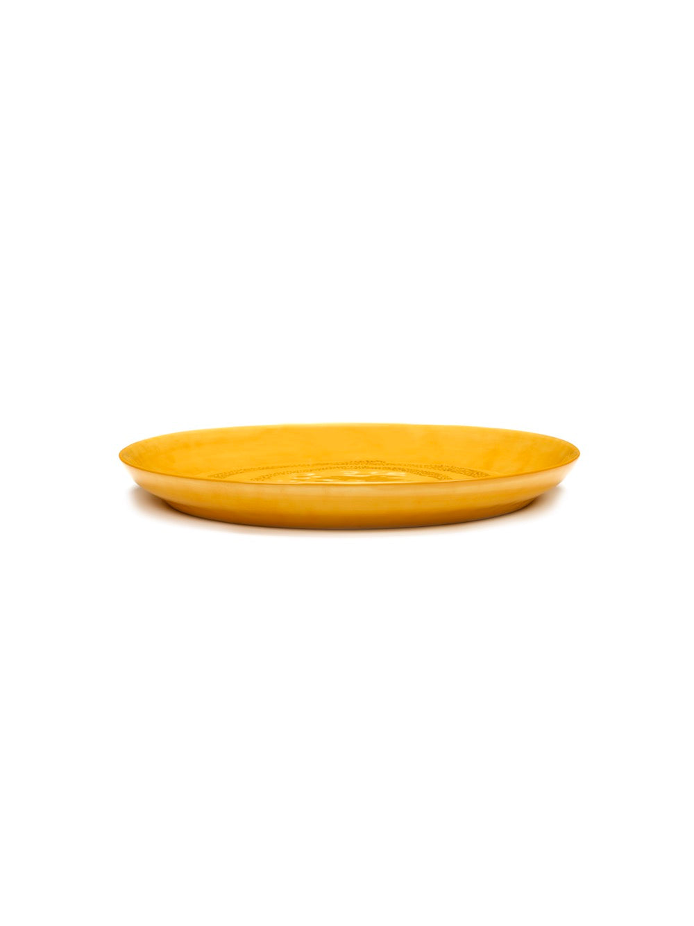 Plat De Service S - Jaune Dots - Noir Feast - By Ottolenghi