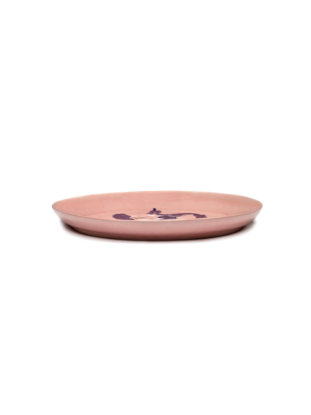 Feast - Serving Platter - S - Stoneware - Pink Blue Pepper