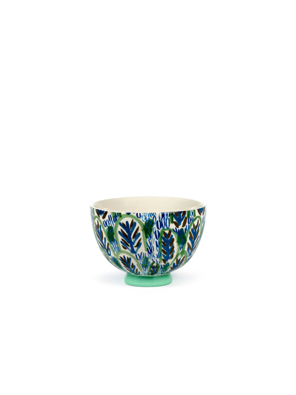 Bowl S N°1 - Blue/Green Japanese Kimonos - By Bela Silva