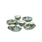Japanese Kimonos - 2 Bols M N°1 - Bleu/Vert - Bela Silva