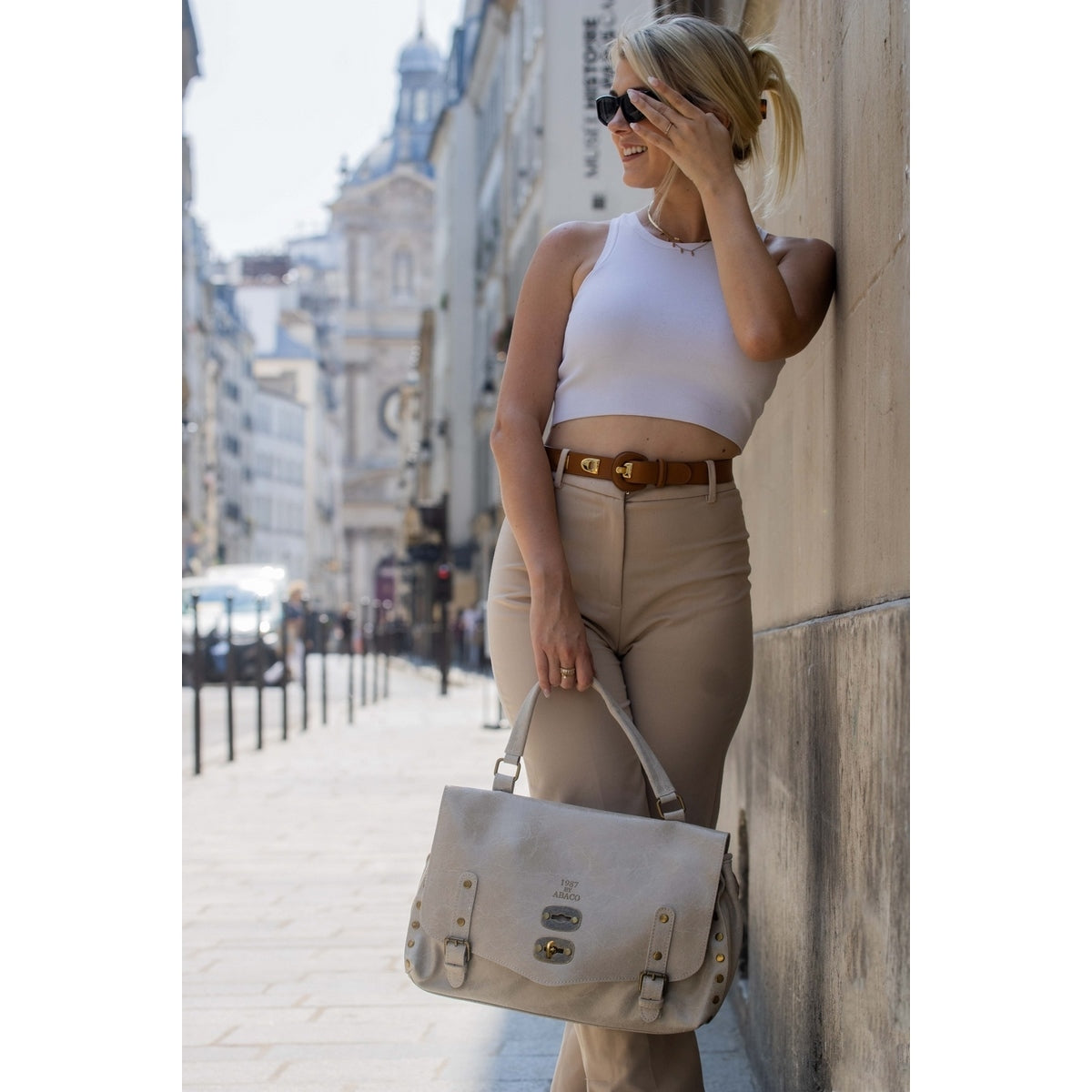 Gavi Handbag - Beige