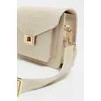 Amber Crocos Crossbody Bag - Off-White