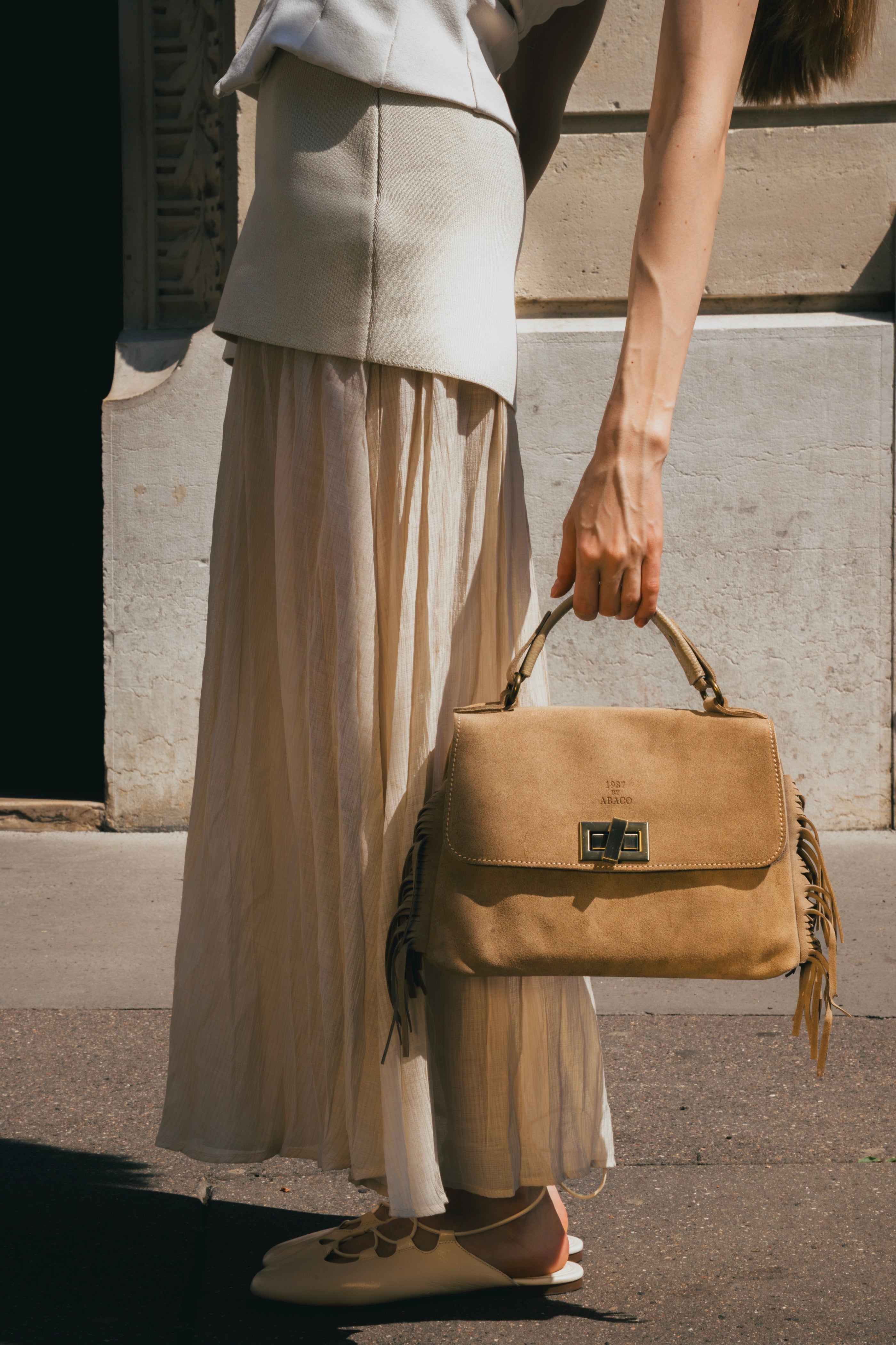 Sac À Main Neva - Taupe Clair
